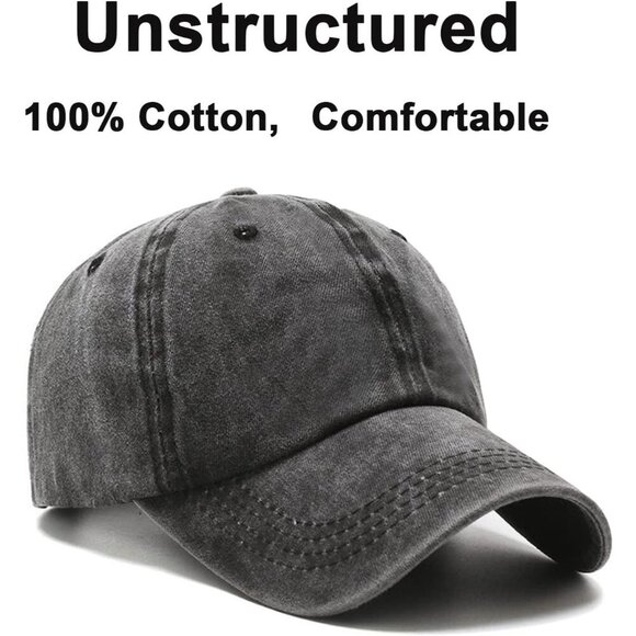 Baseball Cap Rose-red(Washed) Golf Dad Hat Men Women Plain Cap main image 4